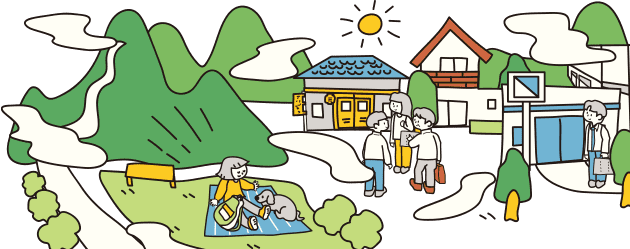 街のイラスト